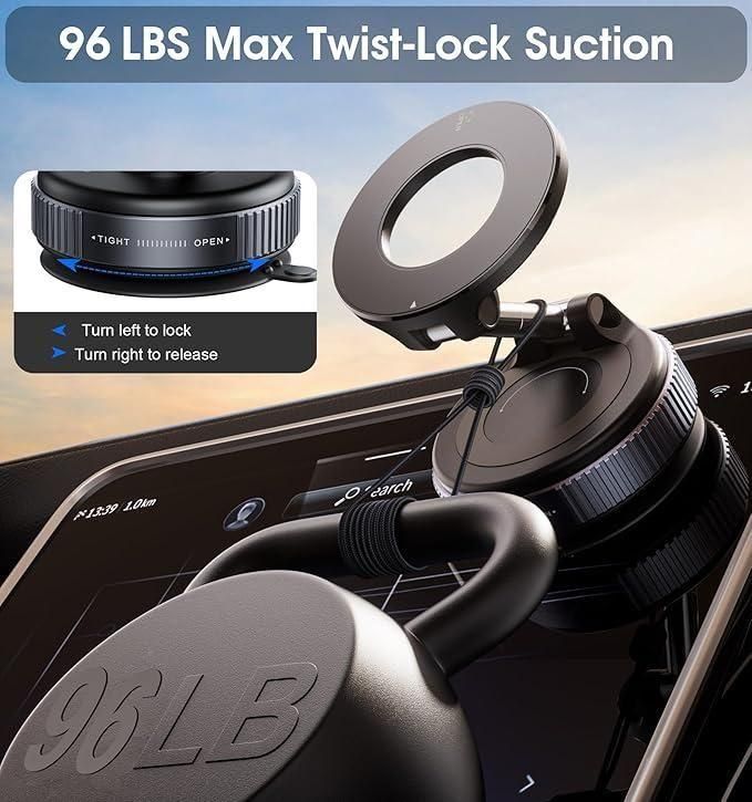 Universal Vacuum Suction Phone Holder – Mount It. Move It. Love It.