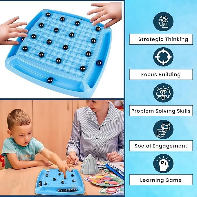 Magnetic Battle Chess – Steel Ball Strategy Game