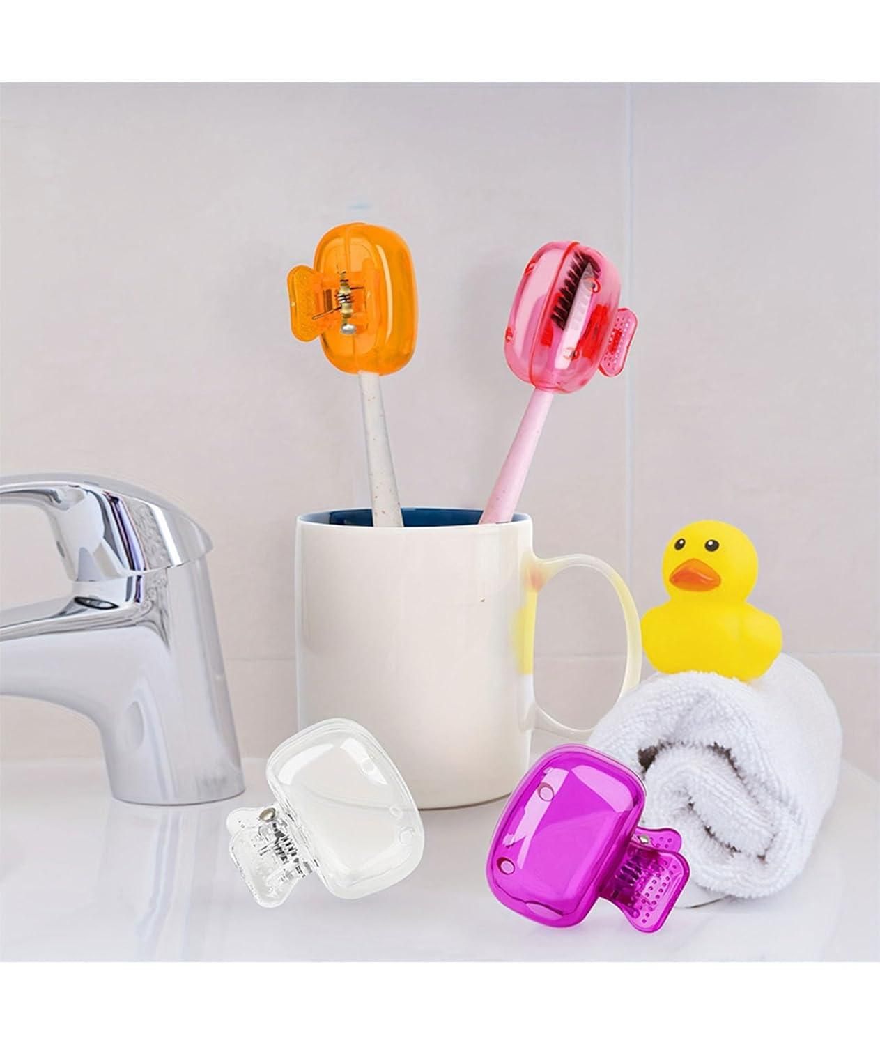 Toothbrush Cap Covers – Hygiene on the Go (Pack of 8)