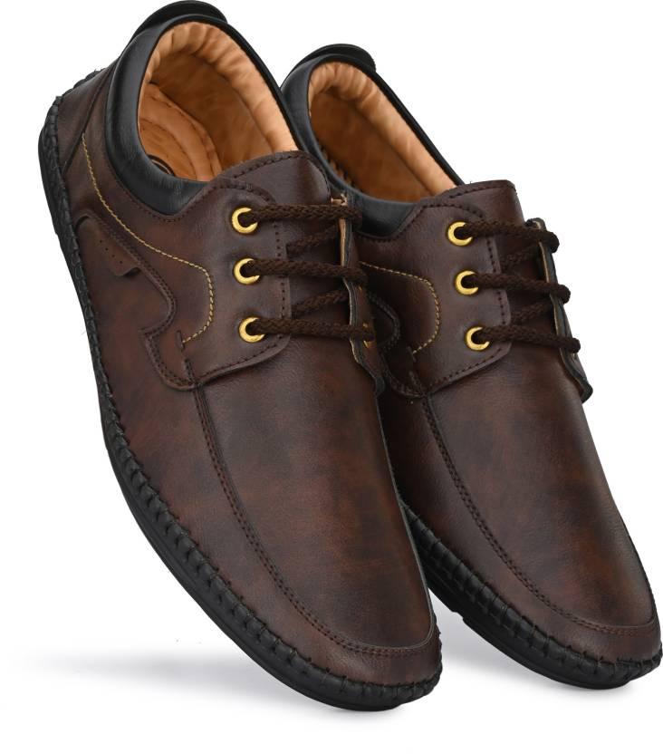 Rising Wolf Men's Brown Loafers