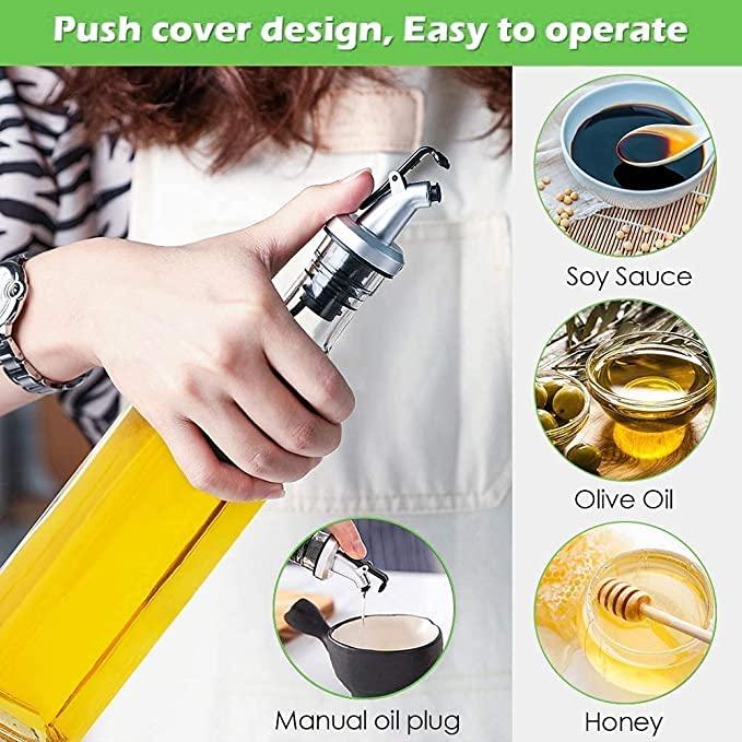 Premium 1000ml Oil & Vinegar Dispenser Bottle – Effortless Pouring, Sleek Design