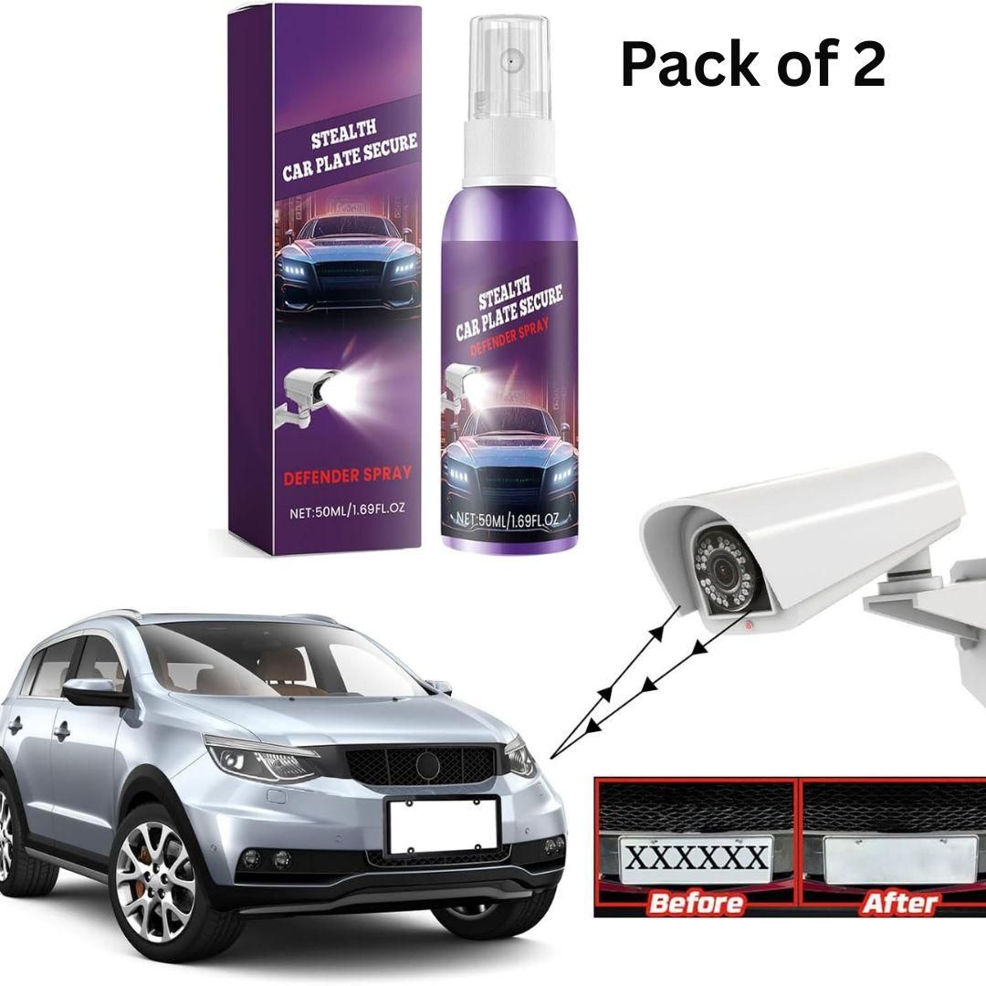 Stealth Car Plate Secure Liquid – 50ML (Pack of 2) | Advanced Number Plate Protection Formula