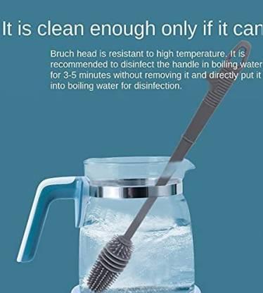 Silicone Bottle Cleaning Brush – Perfect for Bottles, Vases & Glassware