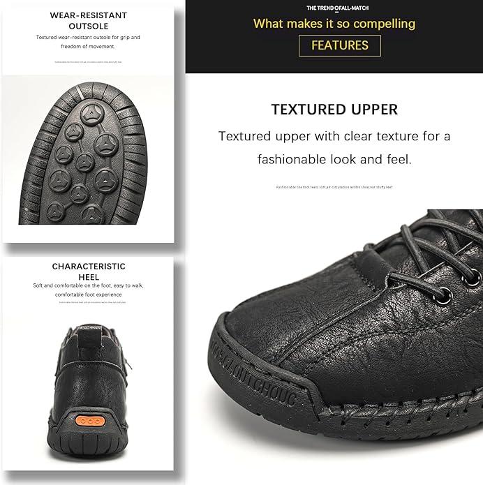 Men's Brown High Top Hiking Shoes