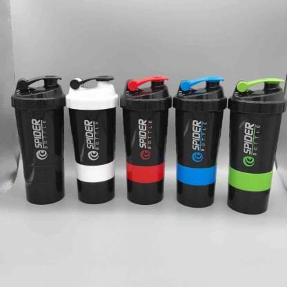 3-in-1 Spider Shaker Bottle – For Protein, Water & Vitamins