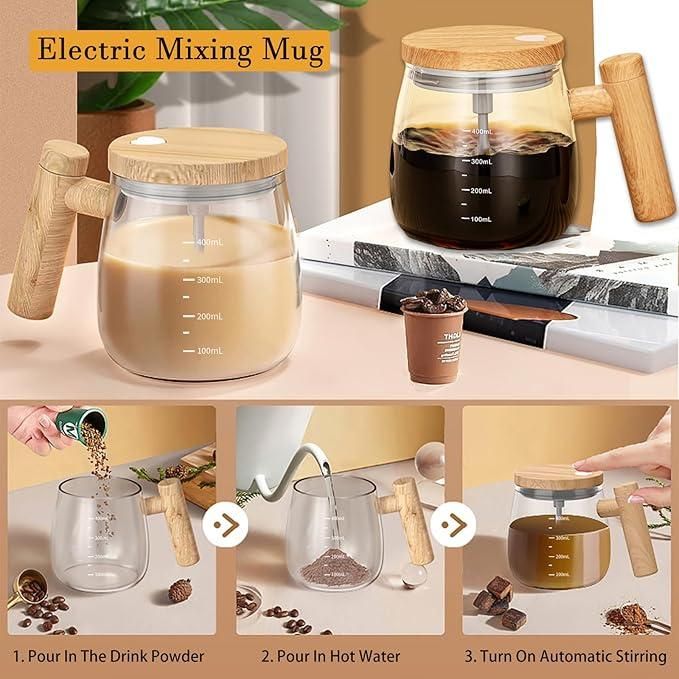 Self-Stirring Magic Mug – Stir. Sip. Repeat! 🔁