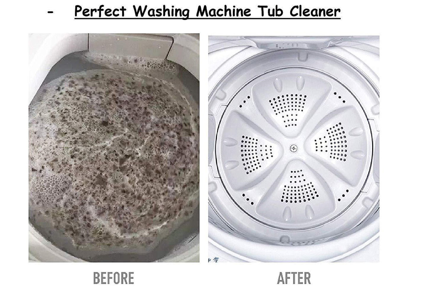 Washing Machine Tub & Drum Cleaner Powder – Deep Clean Formula (Pack of 3)