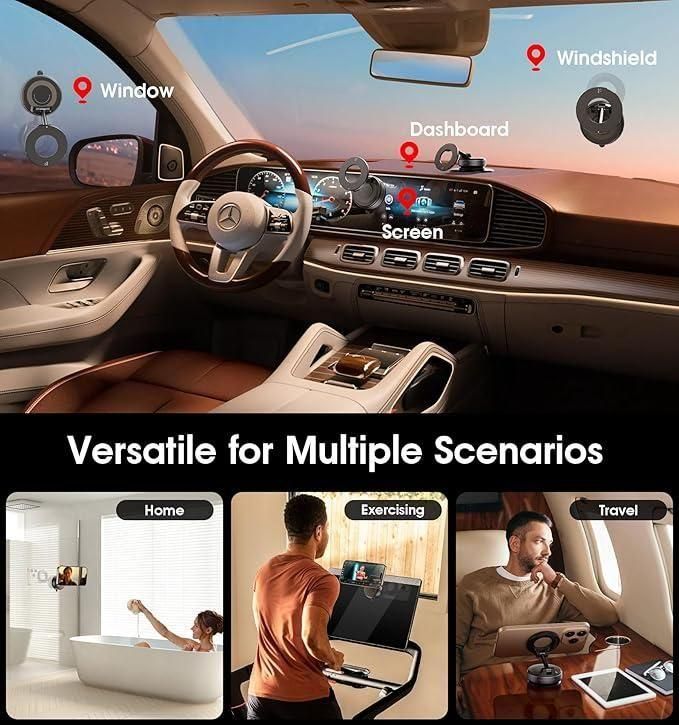 Universal Vacuum Suction Phone Holder – Mount It. Move It. Love It.