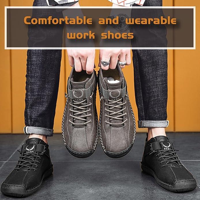 Men's Brown High Top Hiking Shoes