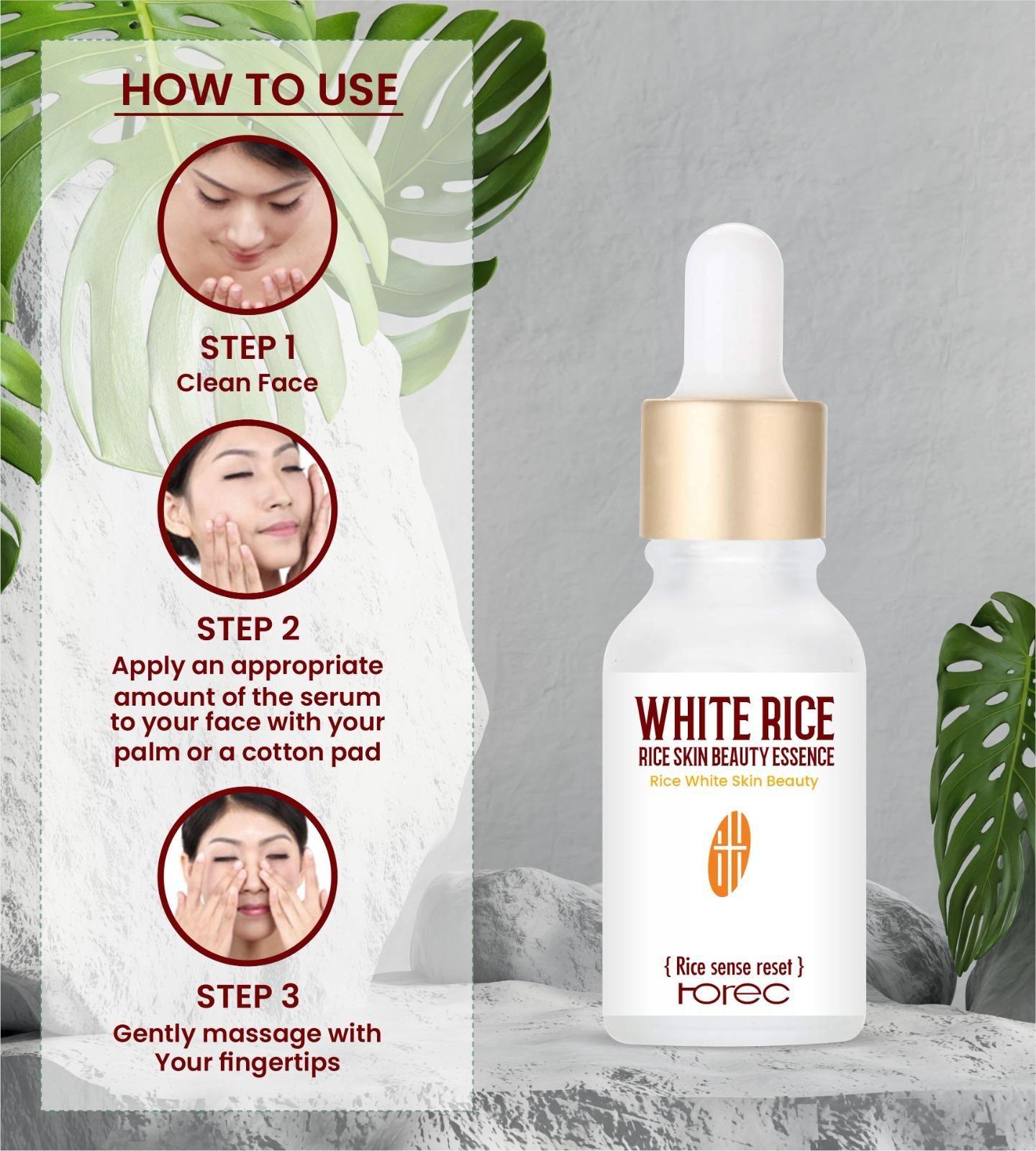 White Rice Face Serum – Radiance & Hydration in Every Drop (Pack of 1)