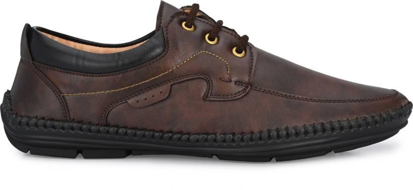 Rising Wolf Men's Brown Loafers