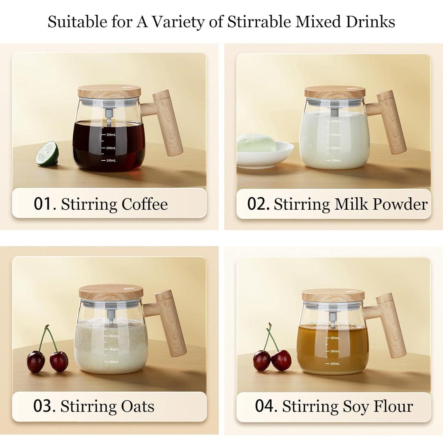 Self-Stirring Magic Mug – Stir. Sip. Repeat! 🔁