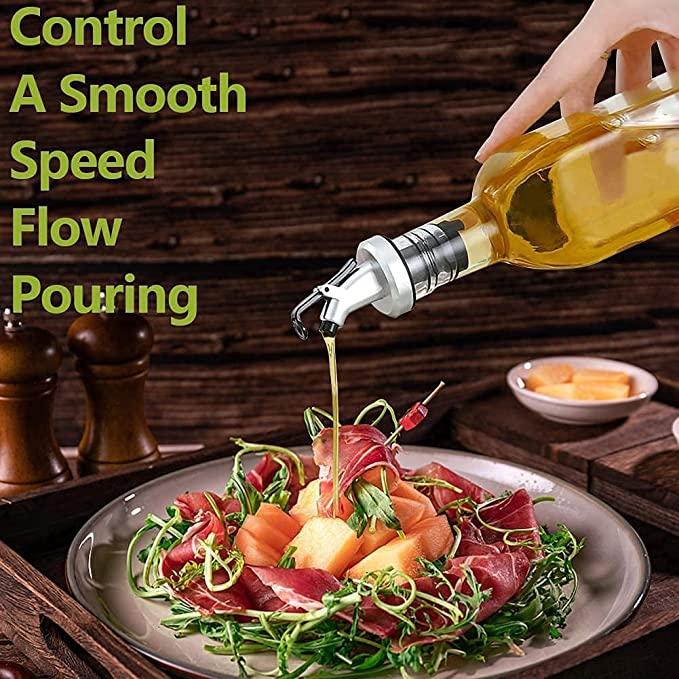 Premium 1000ml Oil & Vinegar Dispenser Bottle – Effortless Pouring, Sleek Design