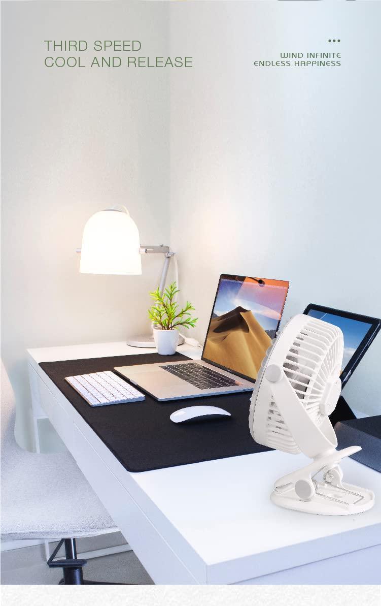 Portable Super Airflow – Silent USB Rechargeable Desktop Fan