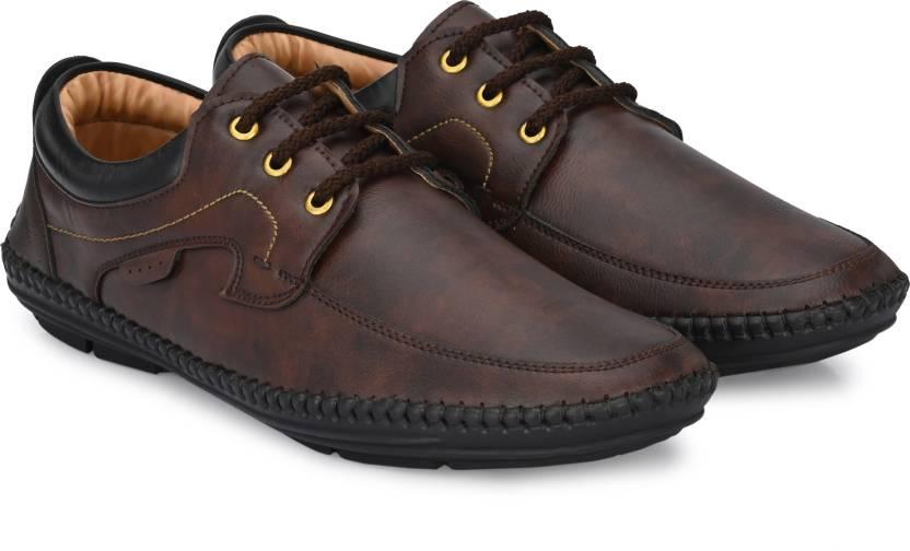 Rising Wolf Men's Brown Loafers