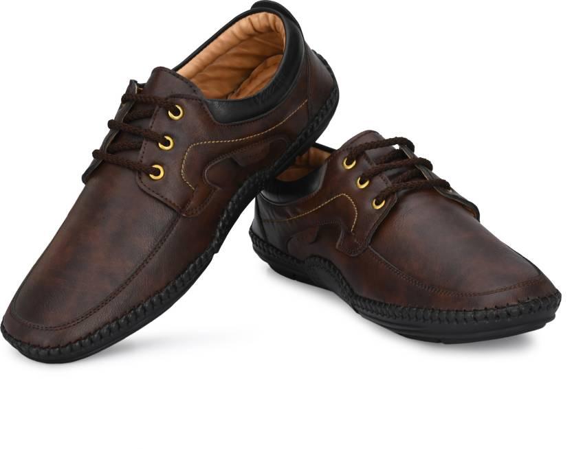 Rising Wolf Men's Brown Loafers