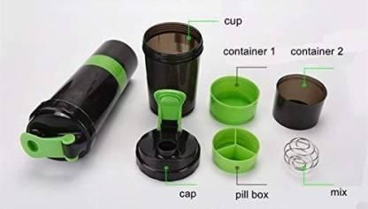 3-in-1 Spider Shaker Bottle – For Protein, Water & Vitamins