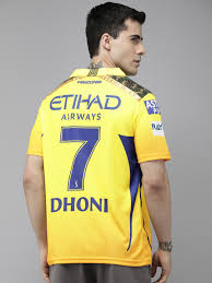 CSK Fan Edition – Men's Dry Fit Graphic Jersey | 180 GSM Soft Fabric