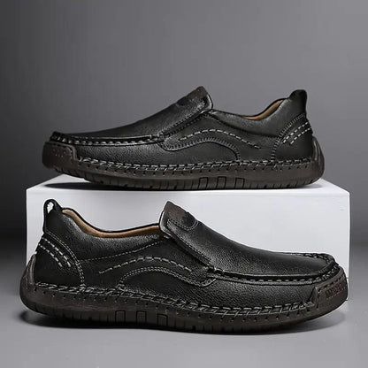 Breathable Anti-Skid Casual Footwear with PU Leather Sole