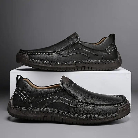 Breathable Anti-Skid Casual Footwear with PU Leather Sole