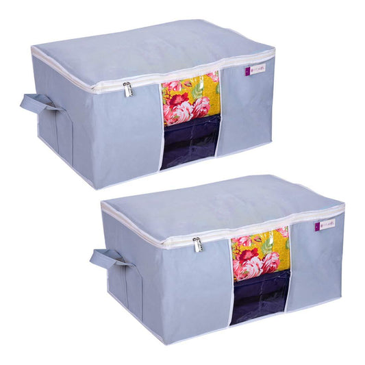 UnderBed Blanket Storage Bag Covers with Handles – Pack of 2