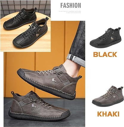 Men's Brown High Top Hiking Shoes