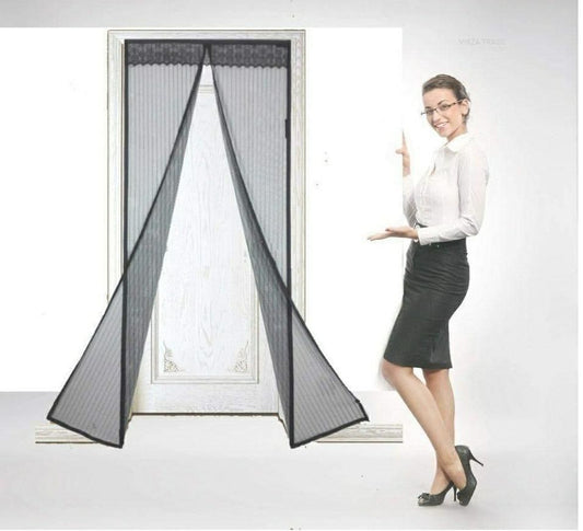 Magnetic Mesh Door Curtains – Anti-Mosquito | Foldable | Easy Install (Pack of 2)