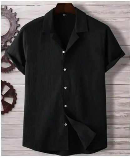Dual Season Essentials: Men's Ice Silk Shirts – Pack of 2 (Summer + Monsoon)
