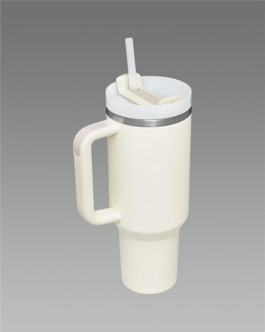 Large Stainless Steel Tumbler – Hot & Cold Beverage Companion