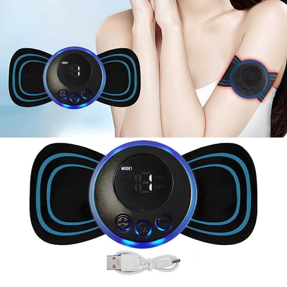 Mini Rechargeable Massager – 8 Modes, 19 Intensity Levels for shoulder,Arms,Legs,Back Pain for Men and Women