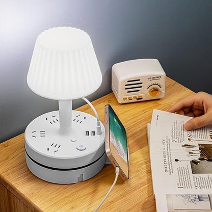 3-in-1 Dimmable LED Table Lamp – Light, Charge & Stand in Style!