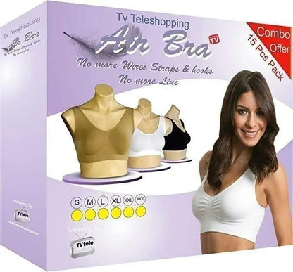Soft Cotton Non-Padded Bras – Set of 3